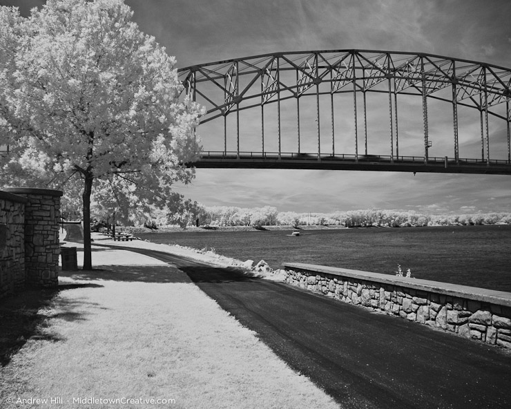 Mississippi River and Bridge, Hastings, MN